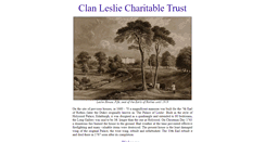 Desktop Screenshot of clanleslietrust.org