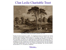 Tablet Screenshot of clanleslietrust.org